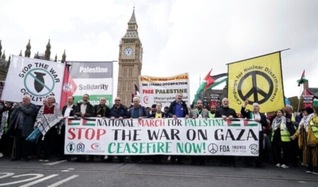 Multitudinaria marcha en Londres para pedir el fin de la guerra en Gaza (Foto: Archivo)