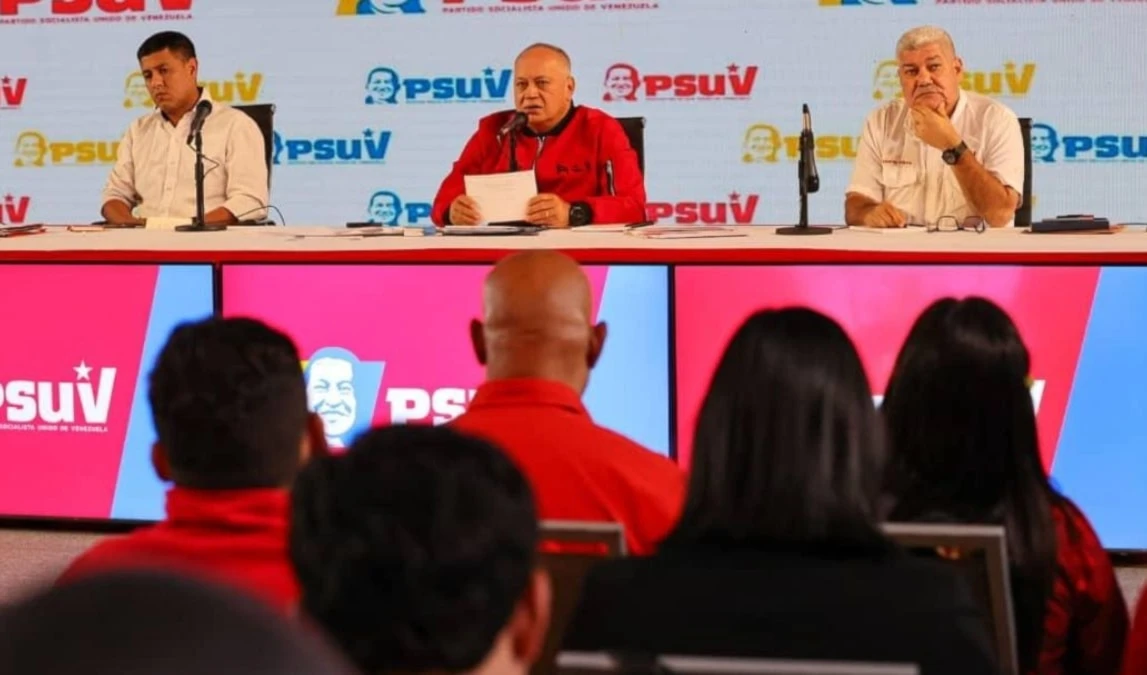 Dirección Nacional del Partido Socialista Unido de Venezuela (Foto: Con el Mazo Dando)