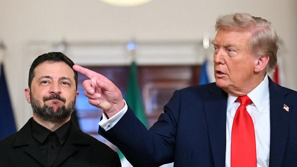 Trump y Zelensky hablaron el lunes en La Casa Blanca. (Foto: AFP)