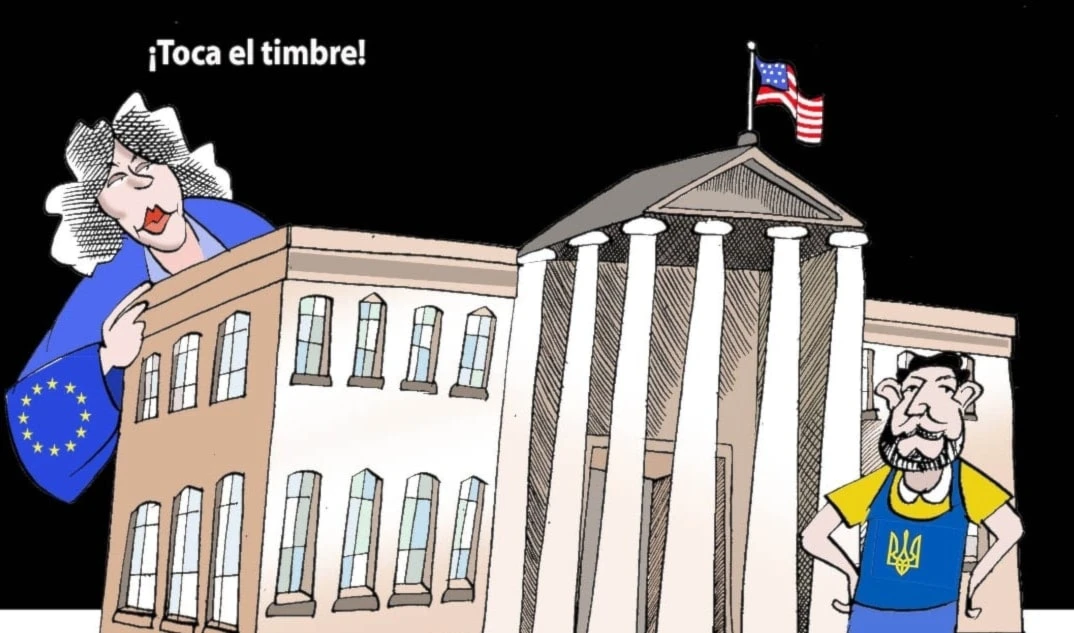 ¡La Unión Europea afuera"