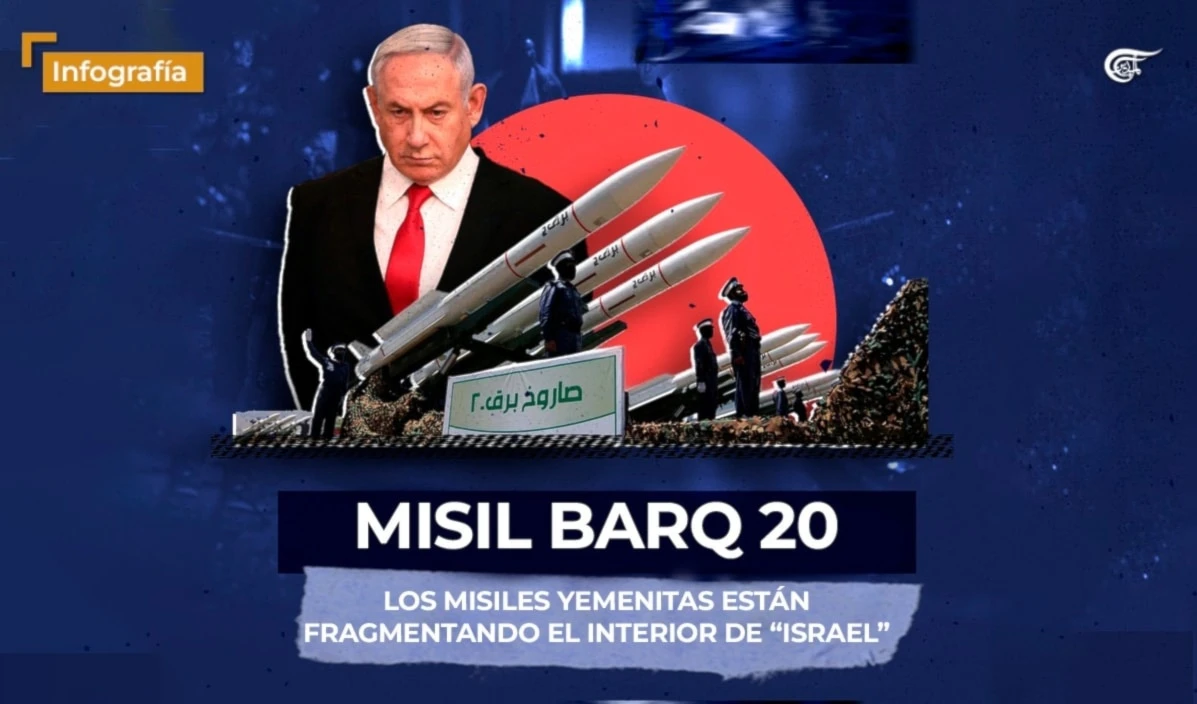Misil Braq 20: Los misiles yemenitas  están fragmentando el interior de "Israel"