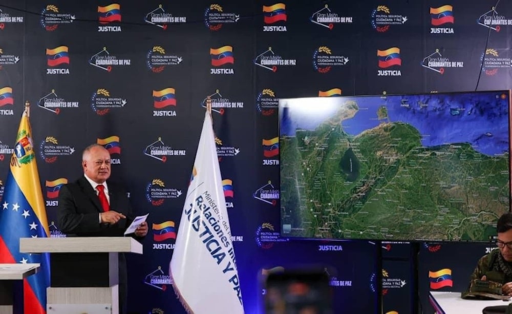 El vicepresidente sectorial de Política, Seguridad Ciudadana y Paz, Diosdado Cabello Rondón, presentó un balance sobre seguridad.