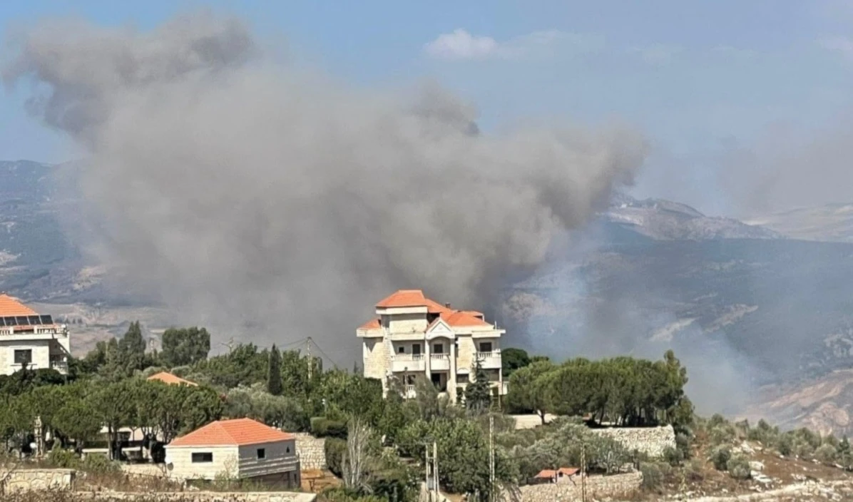Una serie de ataques israelíes tuvieron como objetivo varias localidades del sur del Líbano, 28 de agosto.