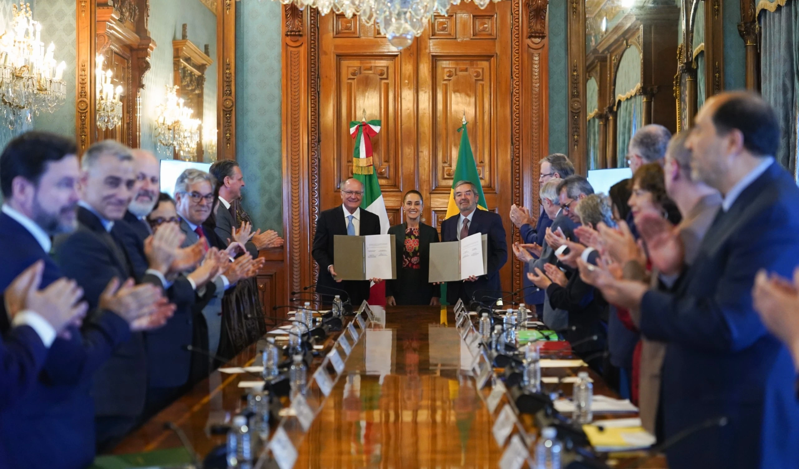 Las dos naciones latinoamericanas afianzaron sus vínculos comerciales y científicos. (Foto: @SRE_mx)