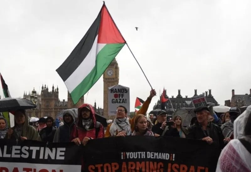 Marchas en Londres a favor de Palestina y contra el genocidio en Gaza. (Foto: Archivo)