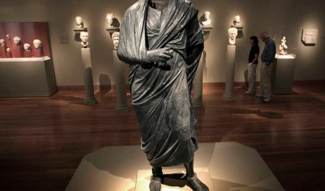 Estatua del emperador Marco Aurelio regresa a Turquía. Foto: AP.