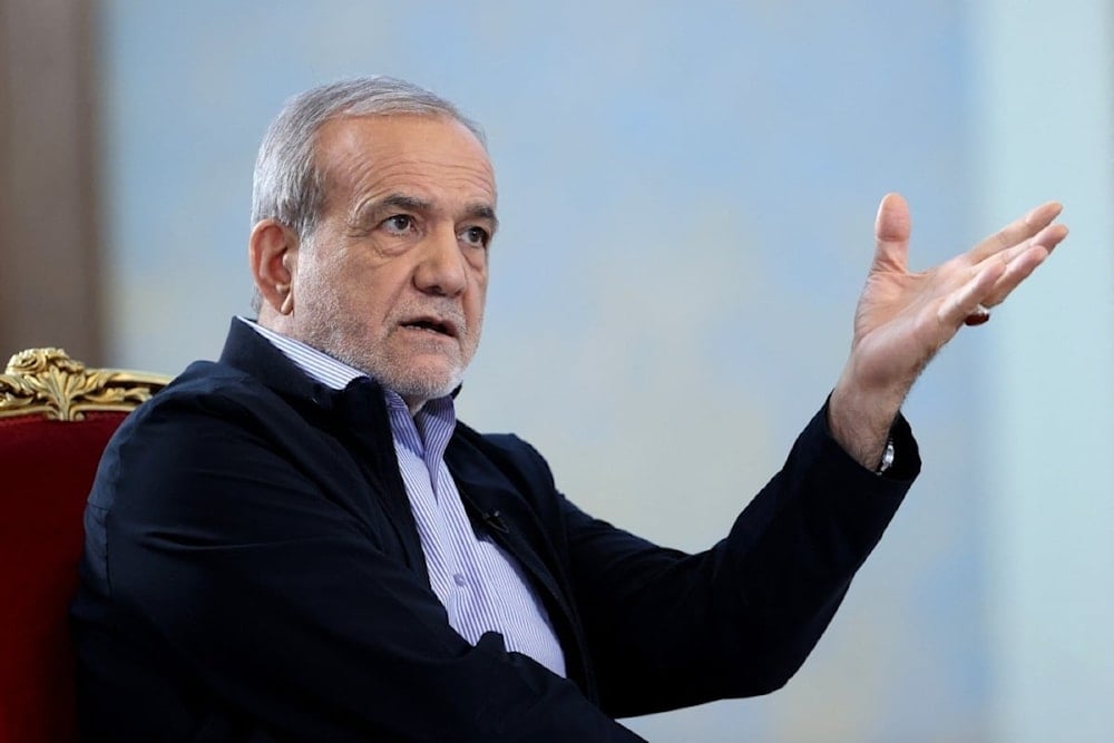 El presidente de Irán, Masoud Pezeshkian.