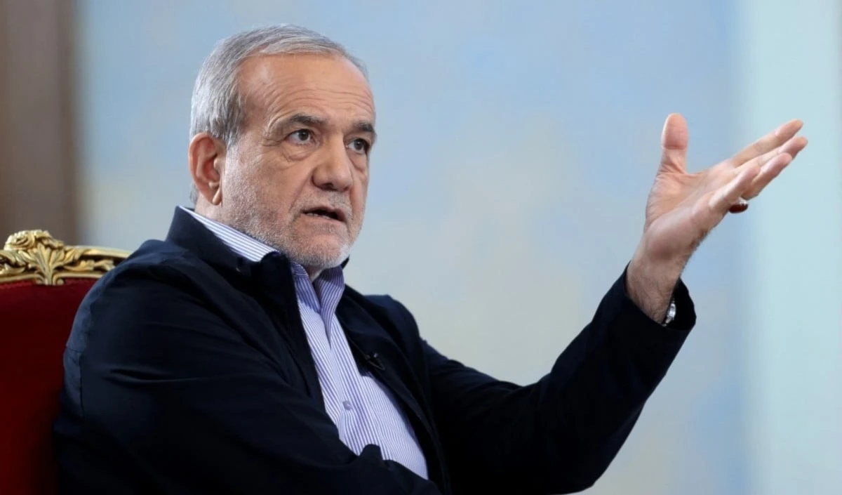 El presidente de Irán, Masoud Pezeshkian.