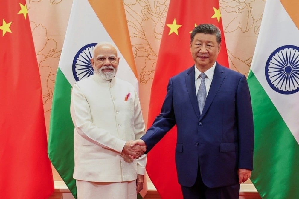 Encuentros clave en Cumbre OCS: Xi Jinping conversa con Putin y Modi (Foto: Oficina del prime ministro indio, vía AP)