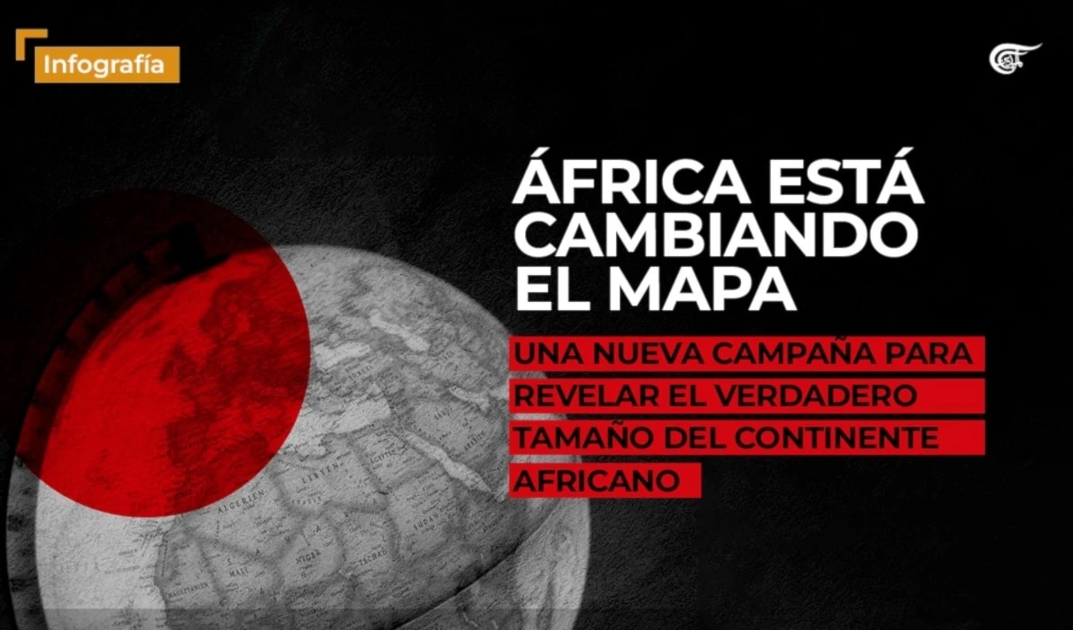 África está cambiando el mapa: Campaña para revelar el verdadero tamaño del continente africano