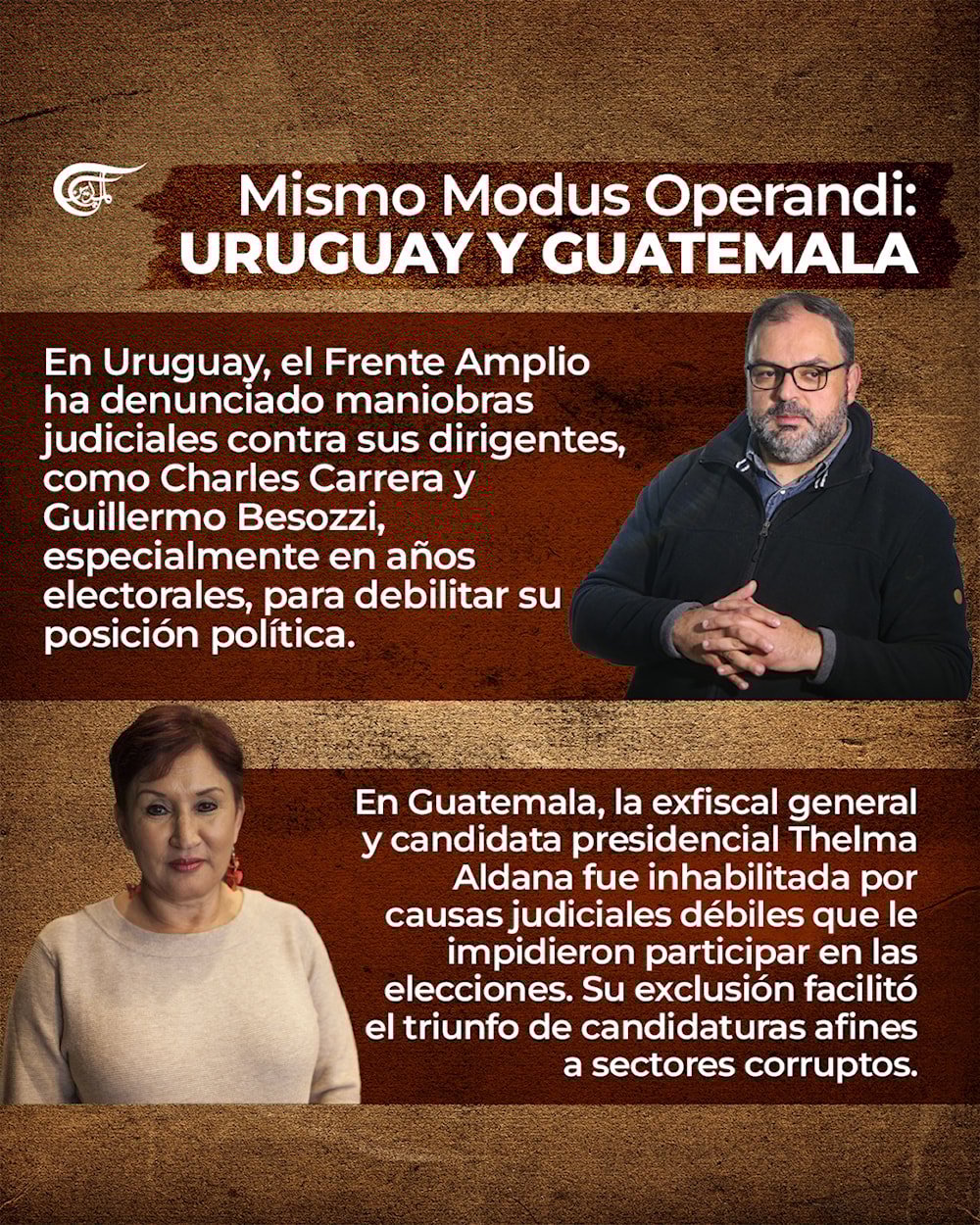 Lawfare en América Latina: persecución judicial a la izquierda