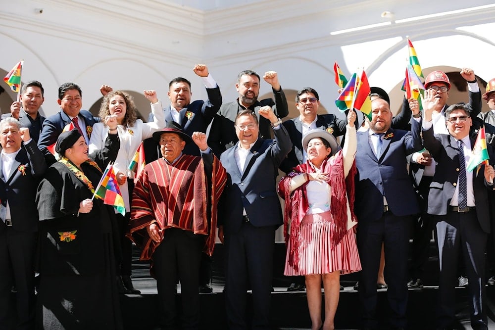 Sesión de Honor en Sucre marca 200 años de independencia de Bolivia (Foto: Cuenta en X Luis Arce)
