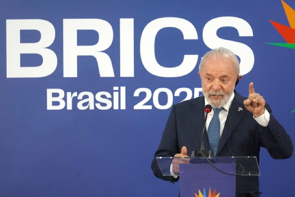 Lula Da Silva conversará con sus homólogos de China e India, miembros del grupo de los BRICS, sobre el tema de los aranceles impuestos por Trump.(Foto: EFE)