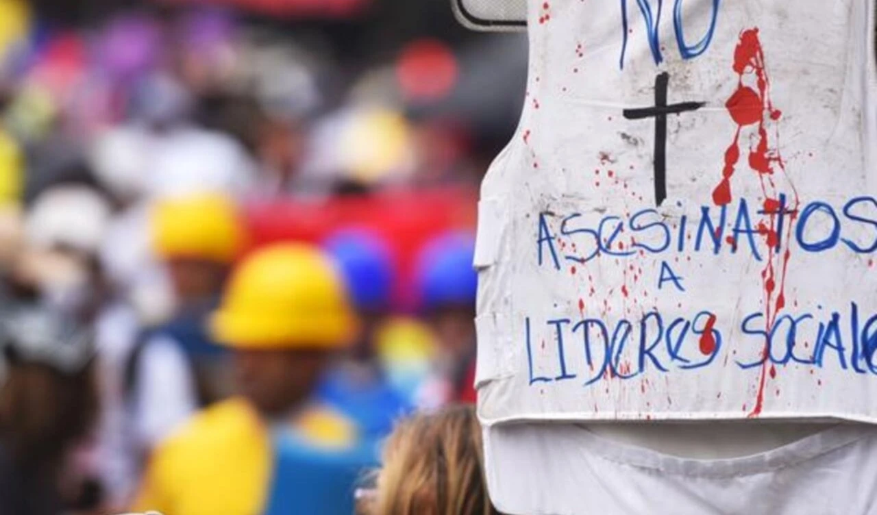 Asesinados 95 líderes sociales en Colombia en primeros meses de 2025.