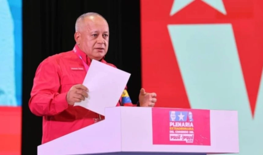 Plenaria Extraordinaria del PSUV, Diosdado Cabello (Foto: Agencias) Plenaria Extraordinaria del PSUV, Diosdado Cabello (Foto: Agencias)