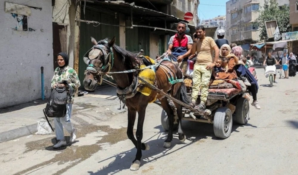 Los palestinos se ven obligados a desplazarse una y otra vez por las constantes amenazas israelíes. (Foto: Archivo)