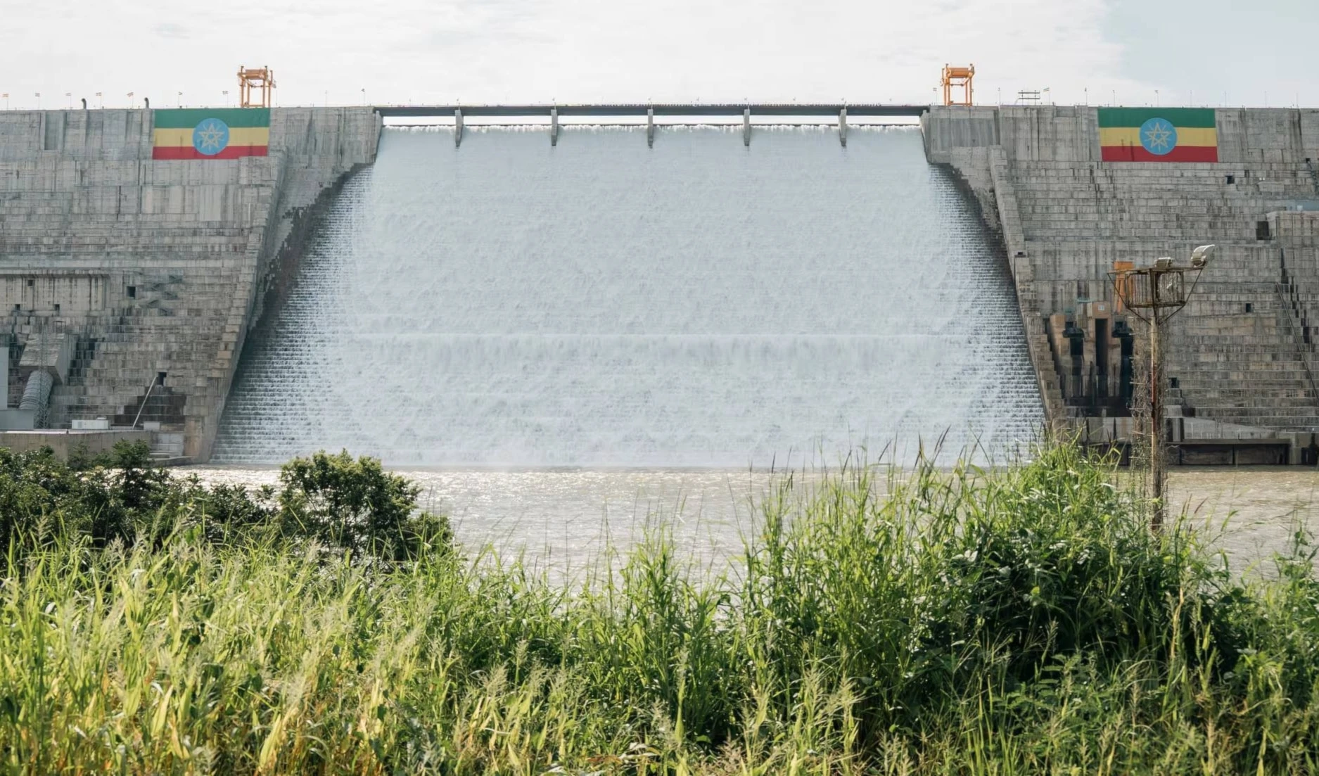 Gran Presa del Renacimiento en el río Nilo.