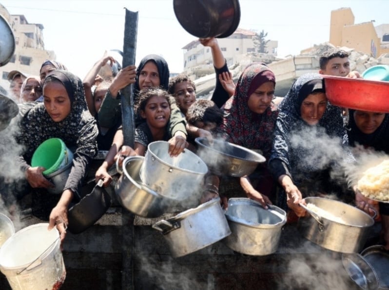 Las cifras de niños que sufren desnutrición aguda en Gaza aumentó a 13,5 por ciento durante el mes de agosto. (Foto: AFP)