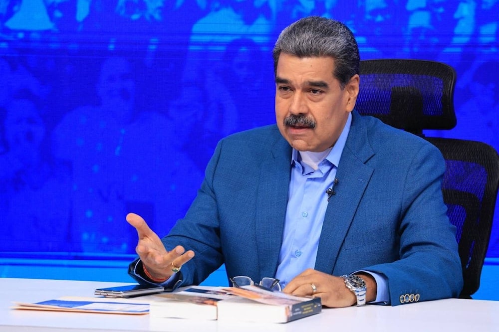 Nicolás Maduro denunció que EE. UU. persigue un cambio de gobierno en Venezuela para robar el petróleo nacional. (Foto: Prensa presidencial)