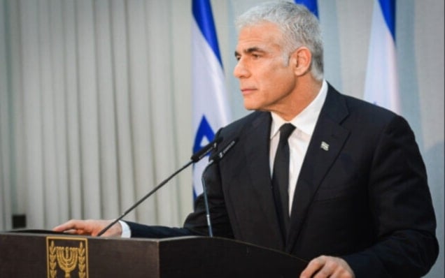 Líder de la oposición israelí, Yair Lapid (Foto: Archivo)