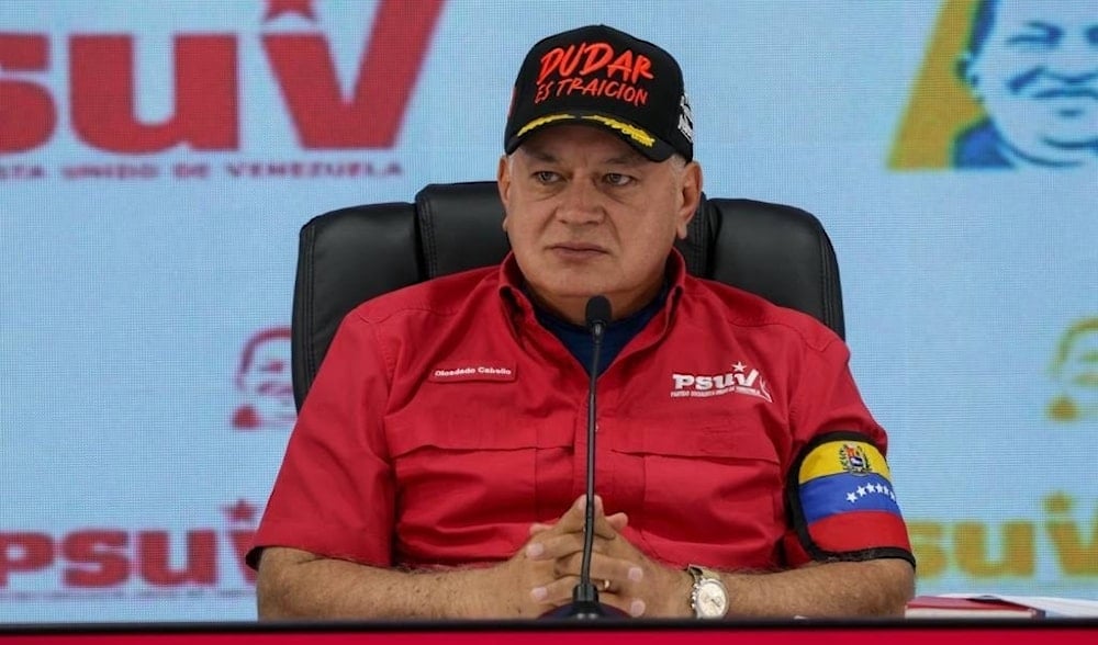 Diosdado Cabello durante la Plenaria Extraordinaria del Congreso del PSUV
