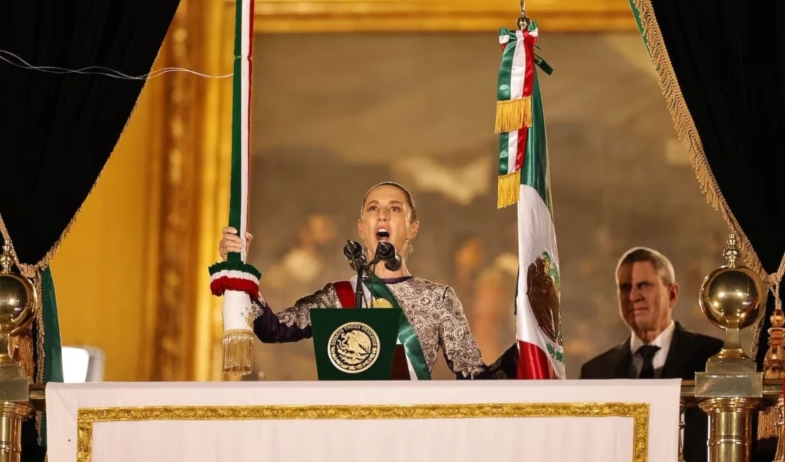 En México, Sheinbaum encabeza Grito de Independencia por primera vez