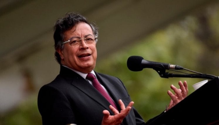 El presidente de Colombia, Gustavo Petro. 