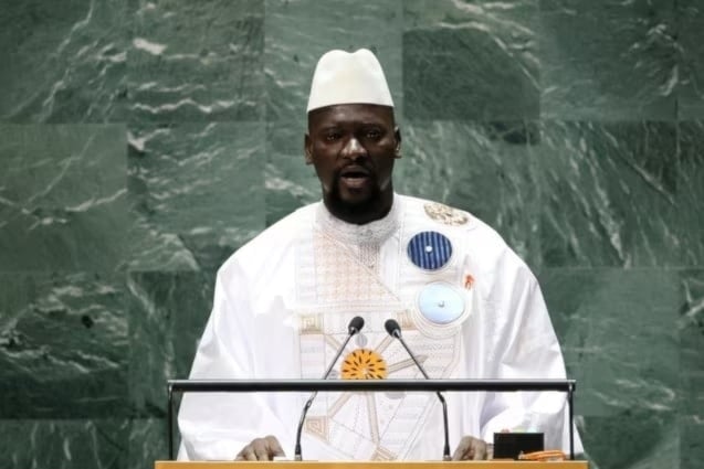 Presidente de Guinea se dirige a la Asamblea General de la ONU de 2023 (Foto: Reuters)