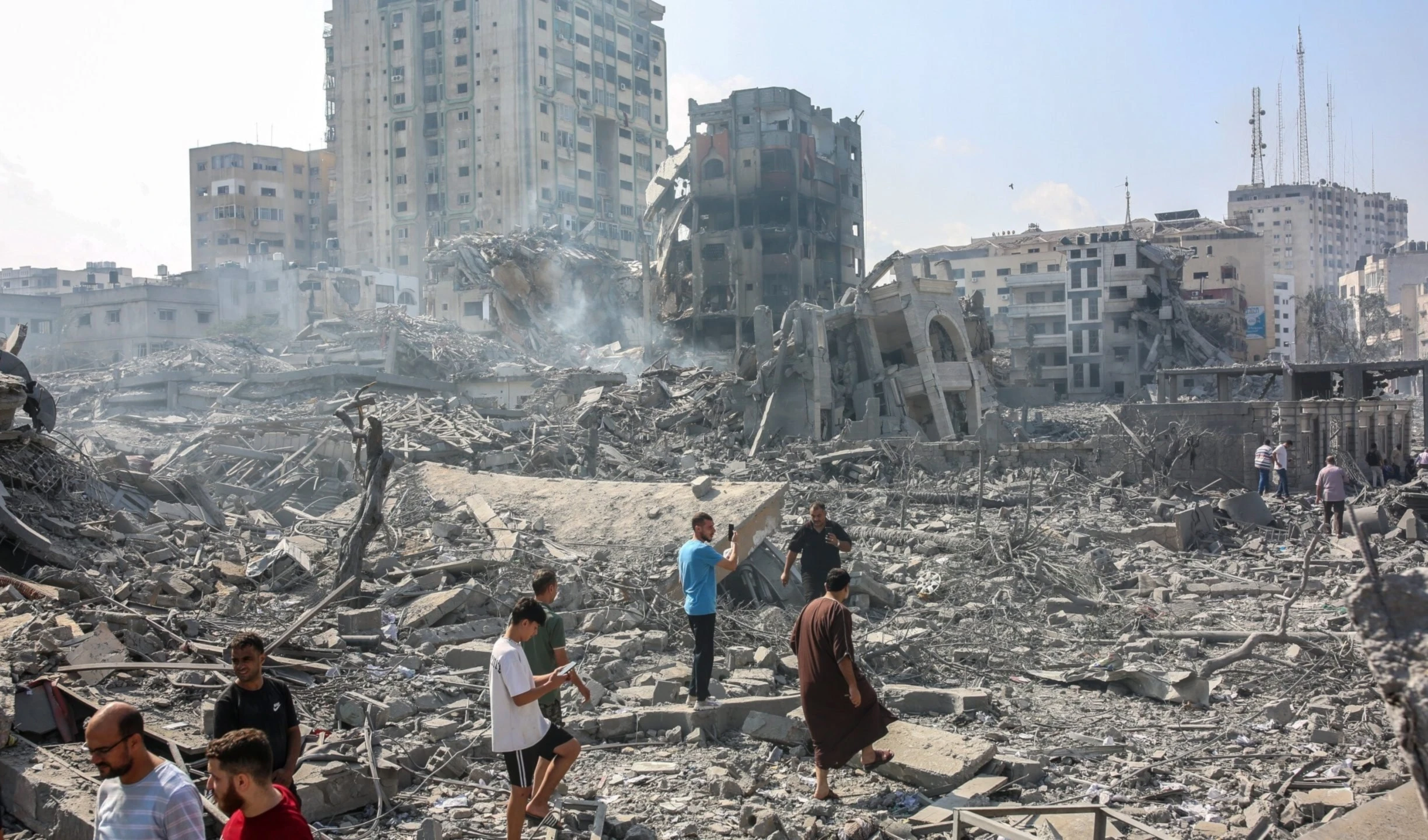 Destrucción causada por los bombardeos israelíes en la Franja de Gaza. (Foto: Archivo)