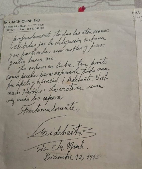 Fidel vaticinó el éxito de la Renovación vietnamita