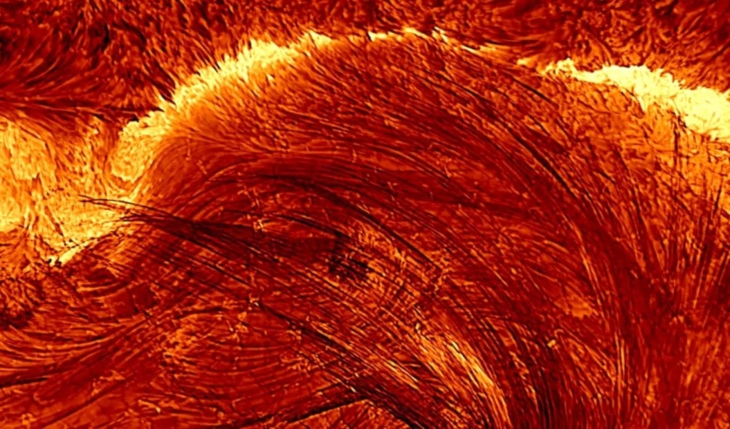 Captan la imagen más clara de una llamarada solar. Foto: NSO