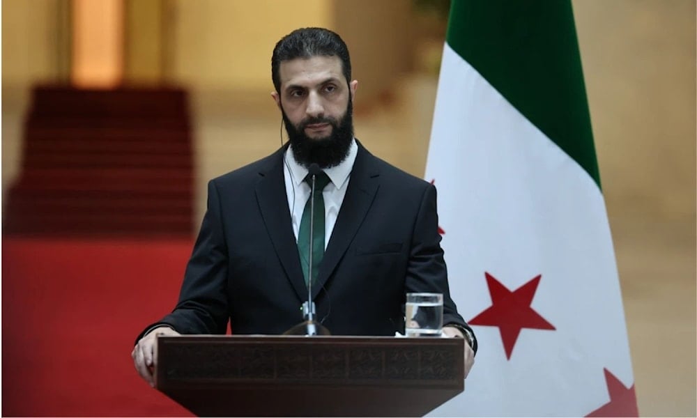 Al-Sharaa: Estamos muy cerca de firmar un acuerdo con Israel a través de la mediación de Estados Unidos.