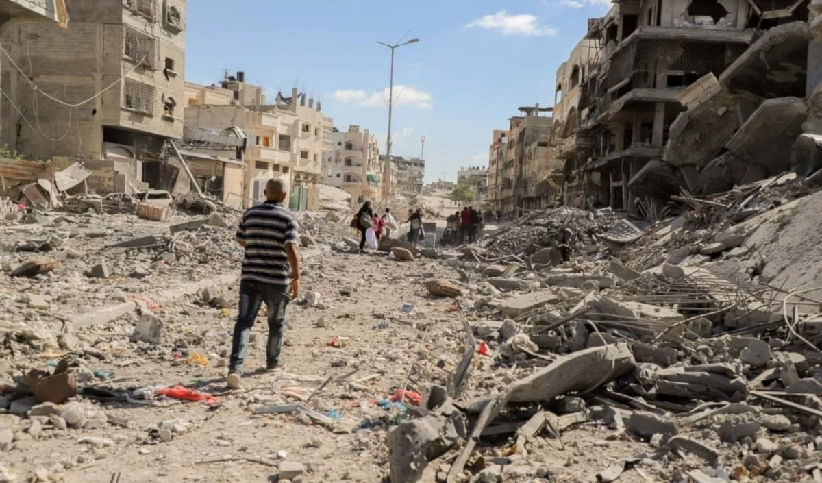 Un inmenso campo de destrucción y muerte es hoy la Franja de Gaza tras los constantes bombardeos israelíes. (Foto: Archivo)