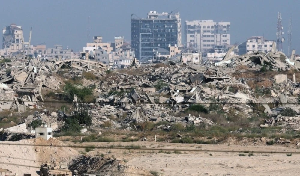 Destrucción en la ciudad de Gaza como resultado de la escalada de "Israel" (Foto: AFP)