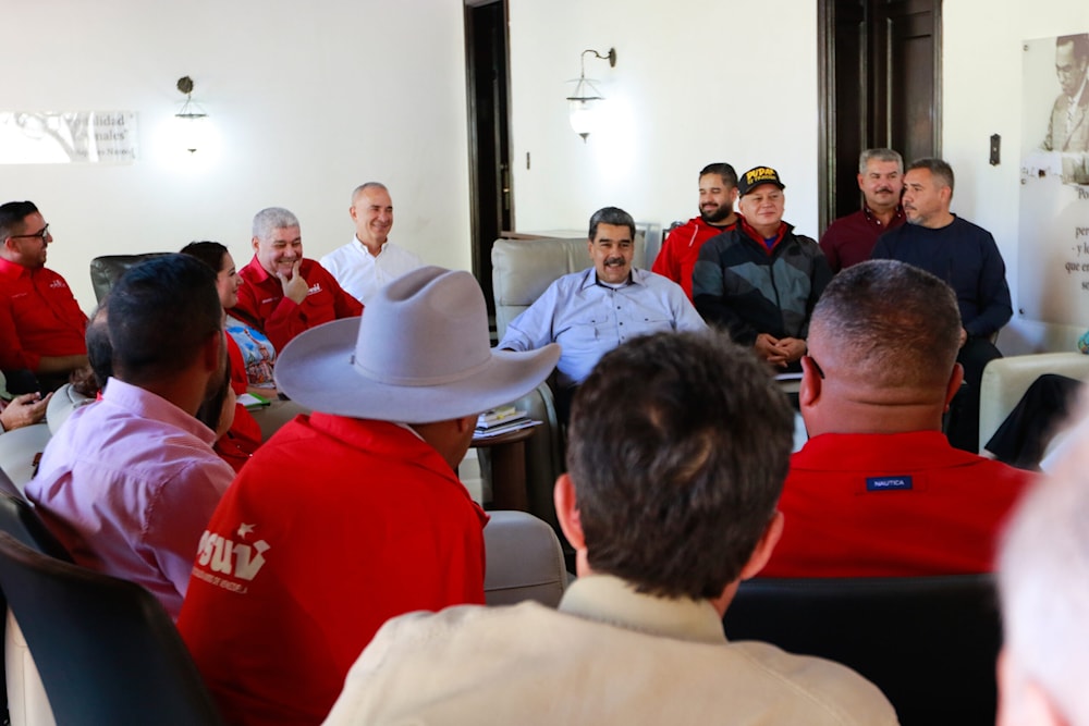 Maduro lidera sesión de trabajo con la directiva nacional del PSUV (Foto: Prensa Presidencial)