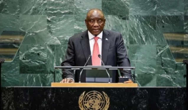 Ramaphosa defendió la continuidad de la Ley de Oportunidades para el Crecimiento en África, mecanismo clave para el desarrollo del continente. Ramaphosa defendió la continuidad de la Ley de Oportunidades para el Crecimiento en África, mecanismo clave para el desarrollo del continente.