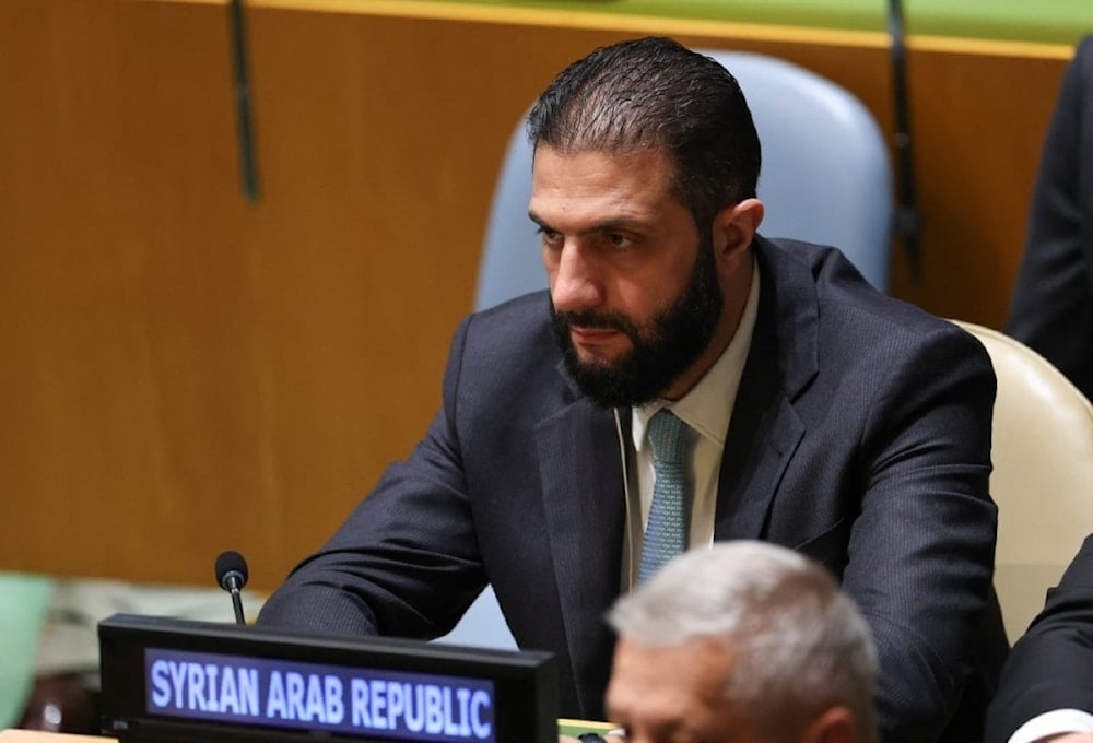 Washington podría desempeñar un papel en su integración al ejército sirio, señaló Al Sharaa en la ONU.