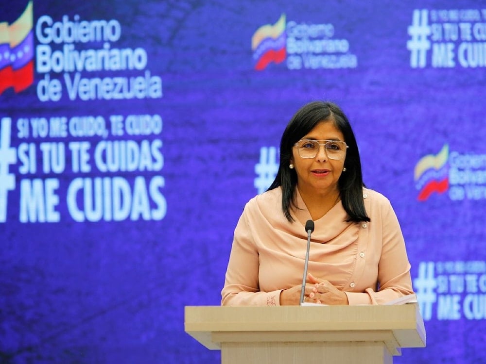 La vicepresidenta de Venezuela, Delcy Rodríguez. 