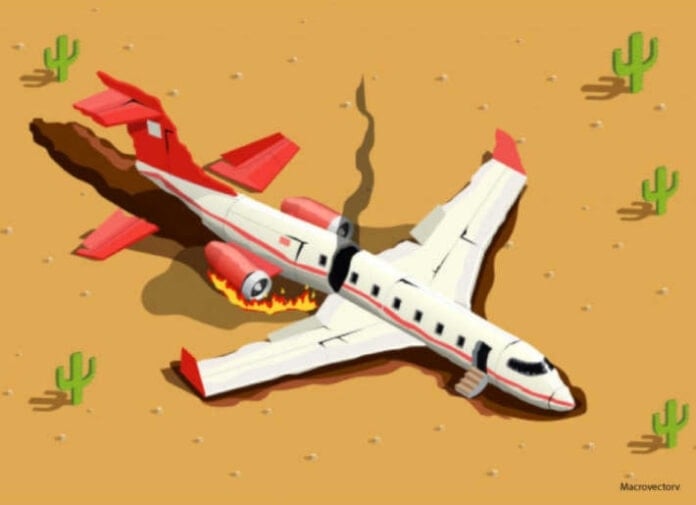 Rescatan a dos pasajeros tras estrellarse avión Learjet en Venezuela