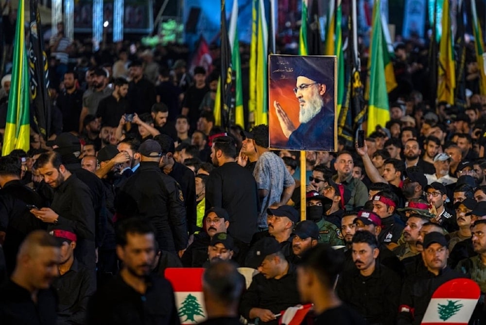 Las masas de la resistencia conmemoran el martirio del Sayyed Hassan Nasrallah y Sayyed Hashem Safieddine