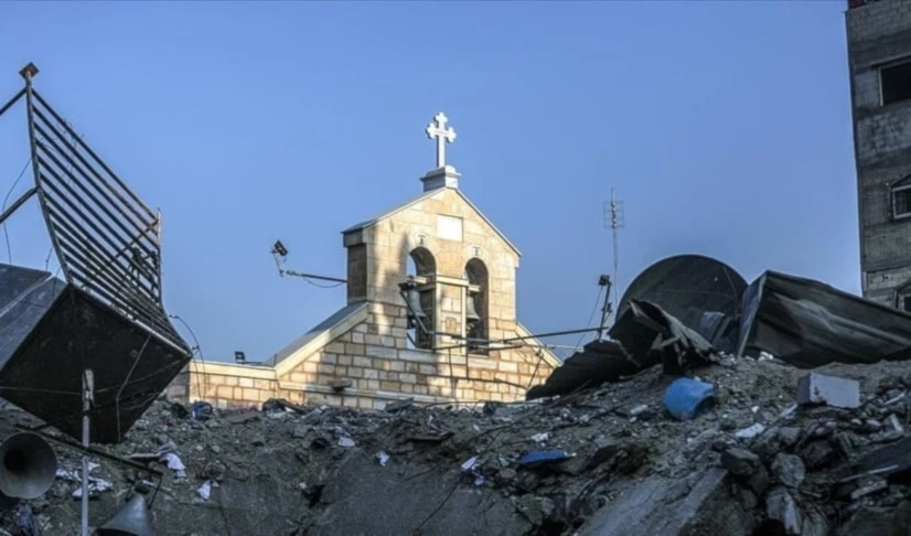 “Israel” destruyó las iglesias en Gaza.
