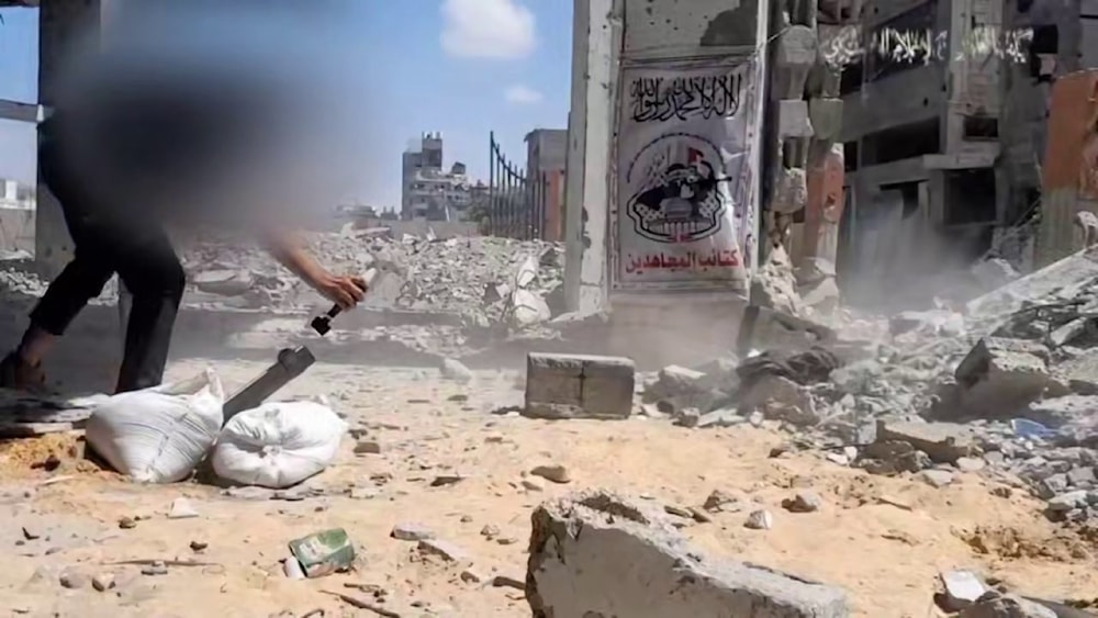 Resistencia palestina ataca a soldados y vehículos israelíes en el barrio de Zeitoun de la Ciudad de Gaza