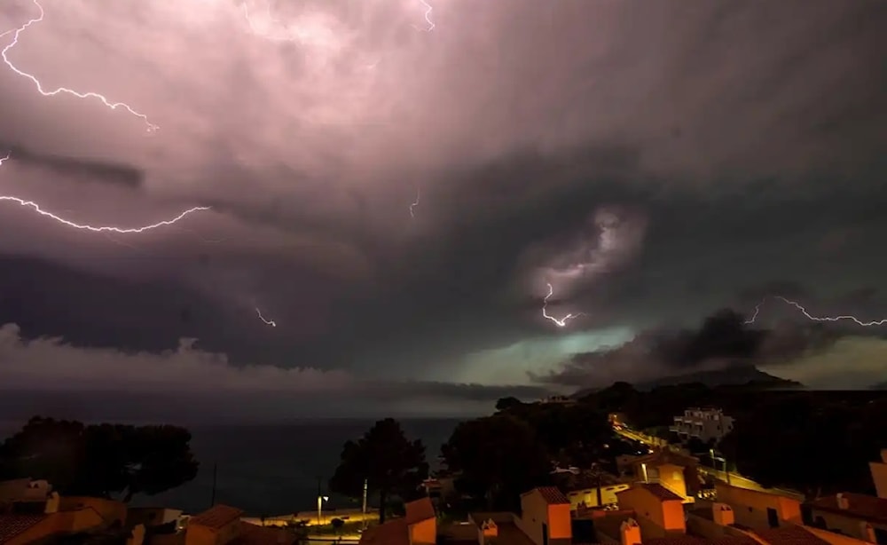 Tormentas supercelulares en los alpes. 
