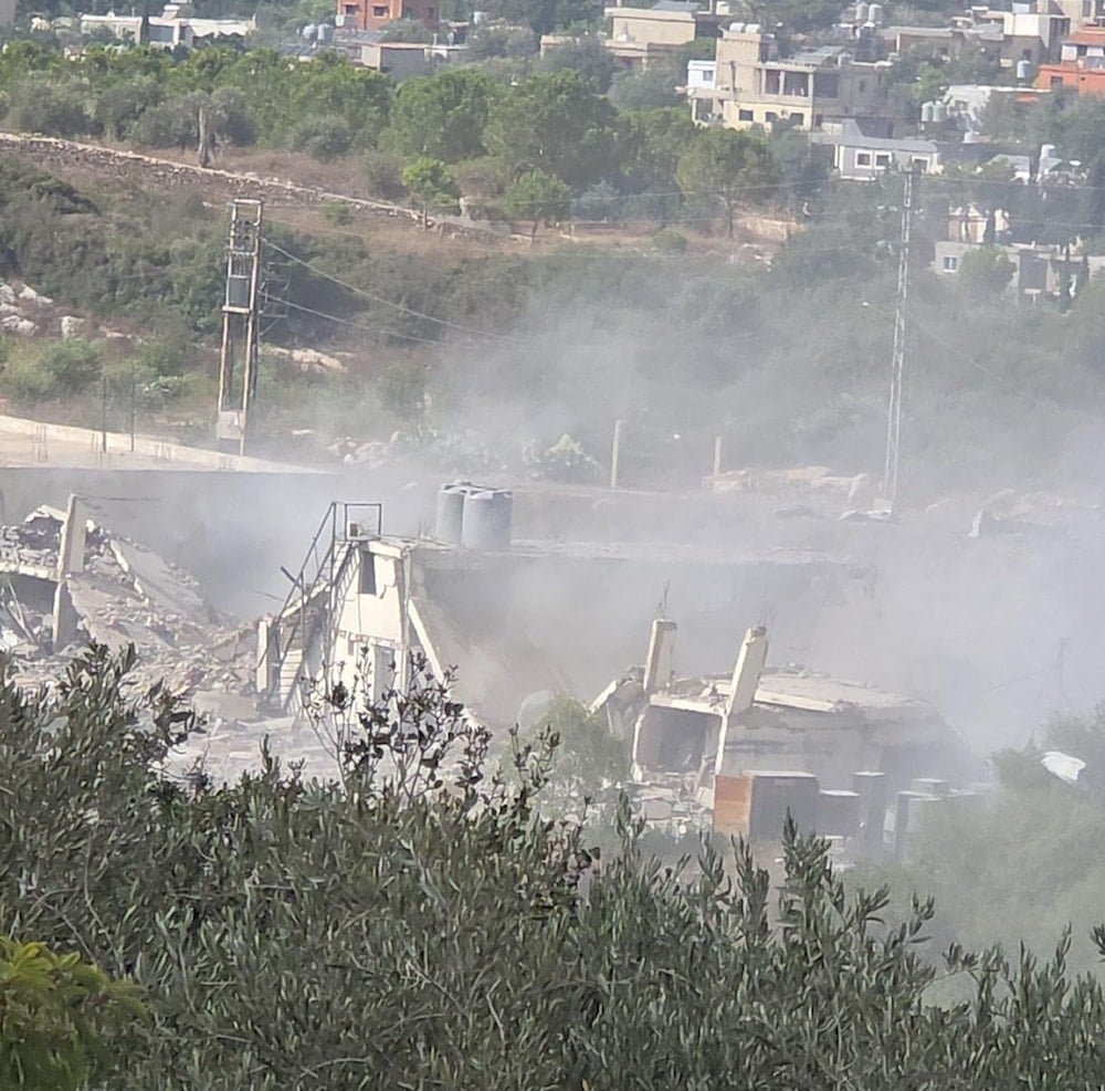 De los ataques a la ciudad de Al-Kharayeb, en el sur del Líbano (Foto: Redes Sociales)
