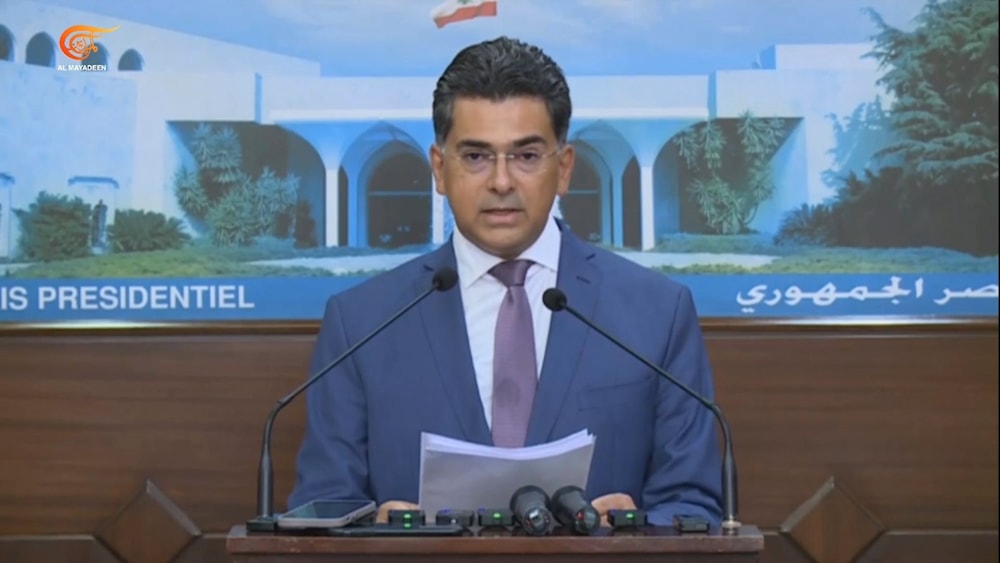 El plan es militar, no político, y el gobierno ya ha tomado sus decisiones”, subrayó el ministro de Información, Paul Morcos.