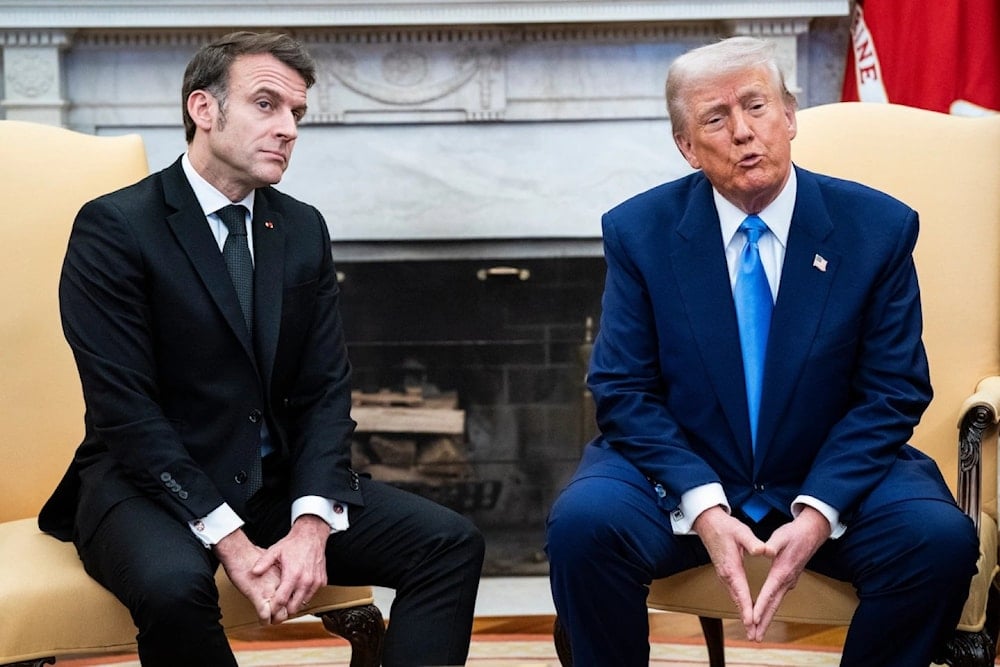 Emmanuel Macron y Donald Trump durante un encuentro en la Casa Blanca. (Foto: The Washington Post)