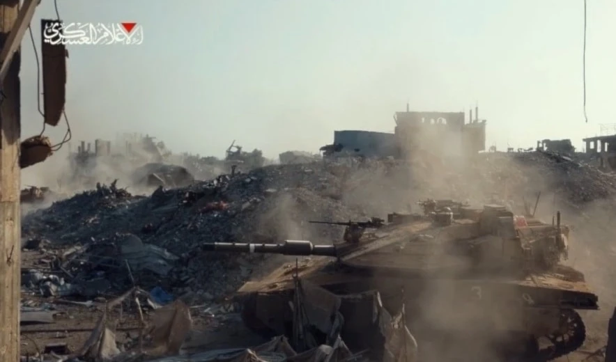 ​Resistencia palestina ataca tres tanques Merkava en ciudad de Gaza (Foto: Archivo)