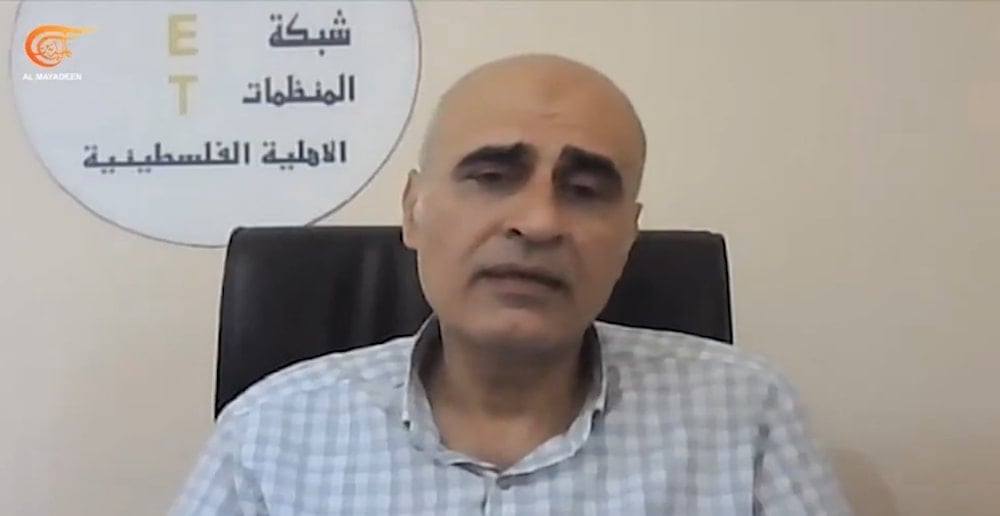 Director de la Red de Organizaciones No Gubernamentales Palestinas