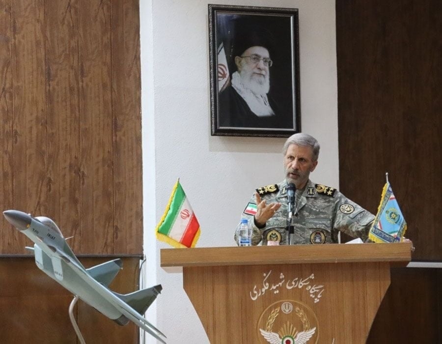 El comandante en jefe del Ejército iraní, general de división Amir Hatami.