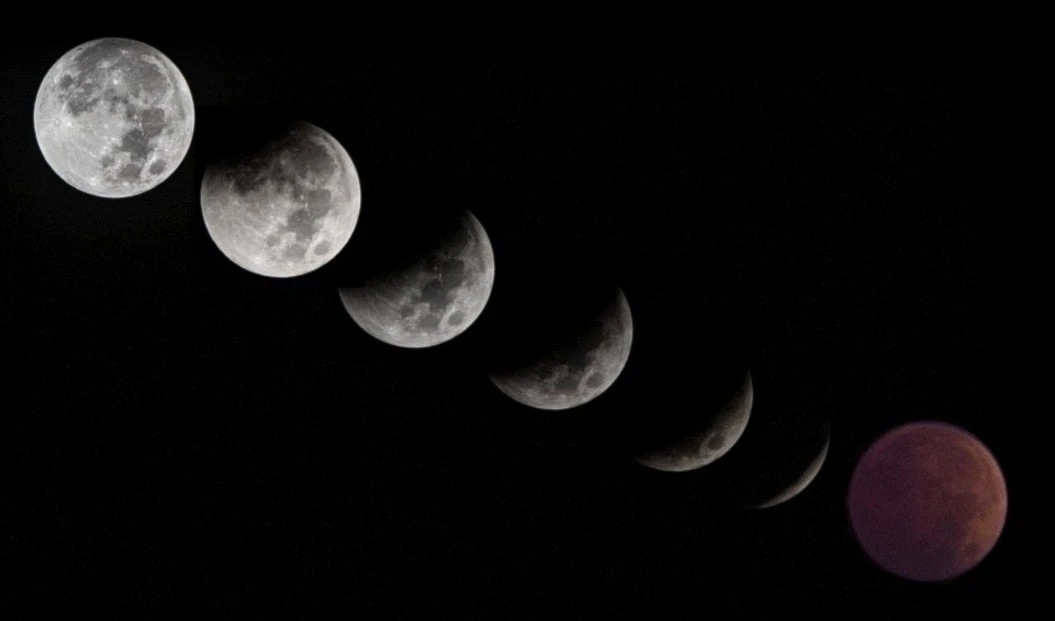 Eclipse total lunar teñirá de rojo este domingo Eclipse total lunar teñirá de rojo este domingo